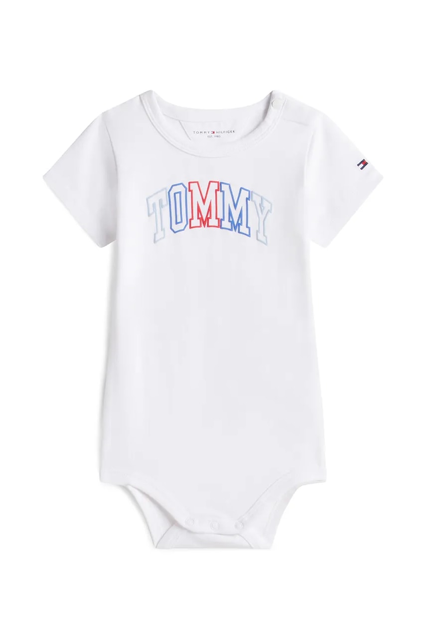 Tommy Hilfiger κορμάκι βρεφικό με βαμβάκι