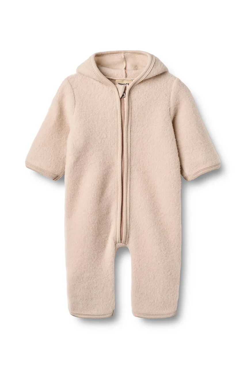 Wheat salopă pentru bebeluși cu lână merinos