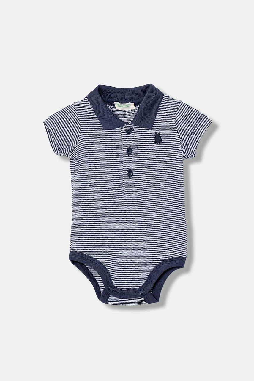 Lacno United Colors of Benetton dojčenské bavlnené body s elastanom