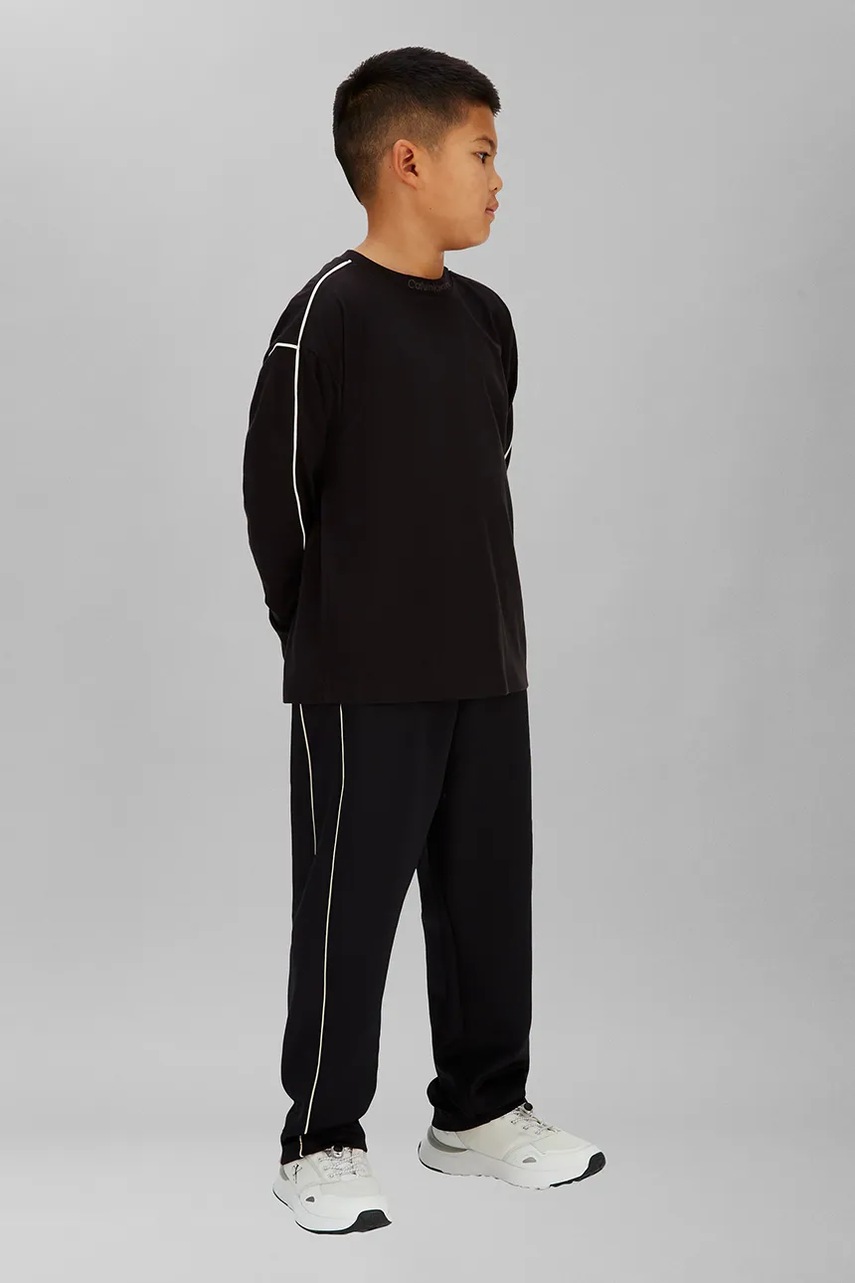 Dětské bavlněné tričko s dlouhým rukávem Calvin Klein Jeans (obrázek 5)