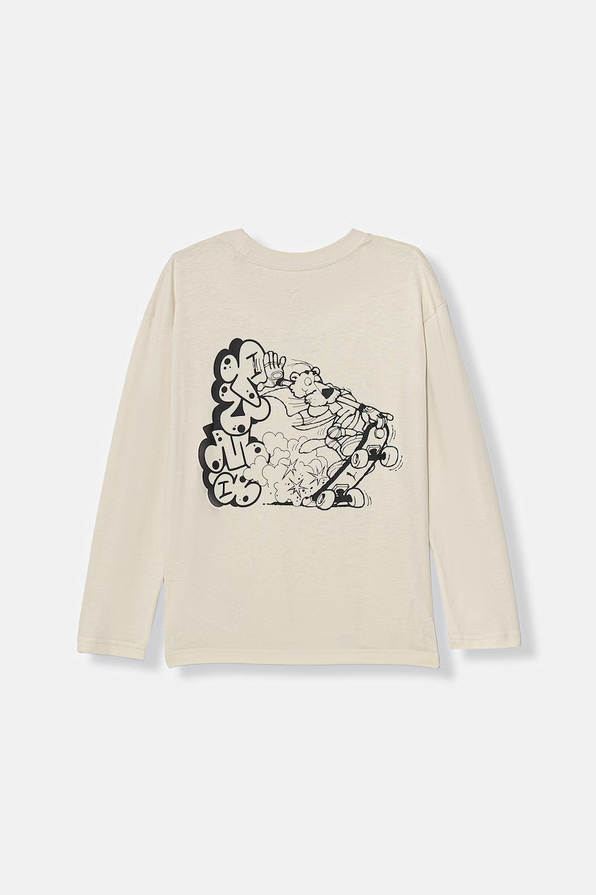 E-shop Dětské bavlněné tričko s dlouhým rukávem Puma MID90s