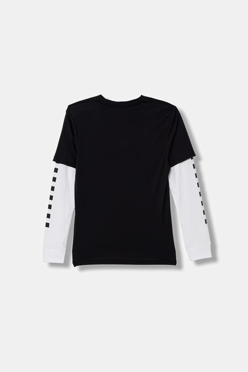 Dětské bavlněné tričko s dlouhým rukávem Vans