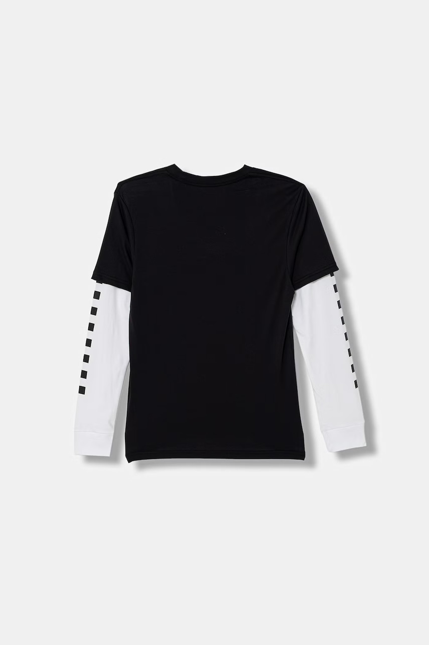 Dětské bavlněné tričko s dlouhým rukávem Vans