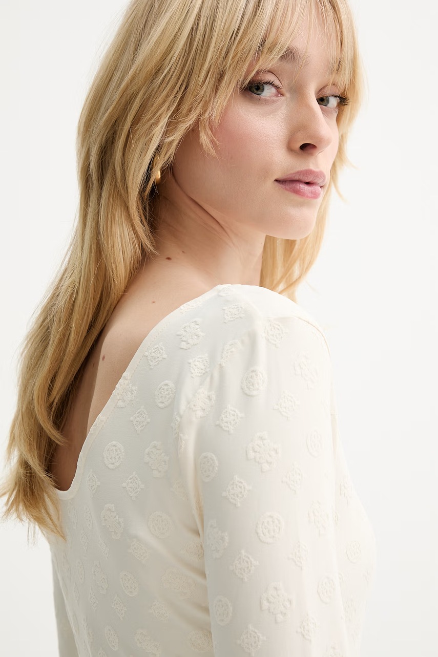 Tričko s dlouhým rukávem Guess NADENE (obrázek 4)