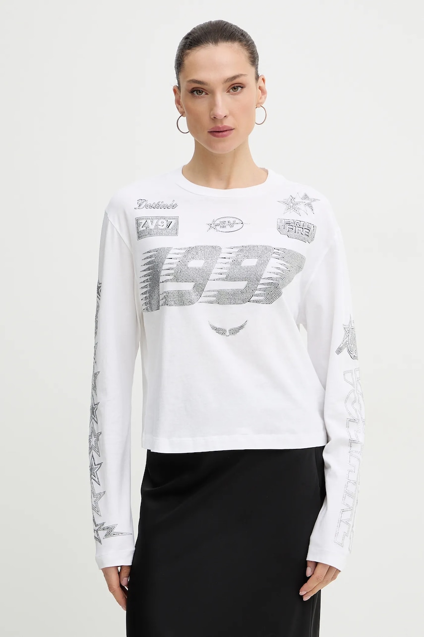 ZADIG&VOLTAIRE longsleeve din bumbac