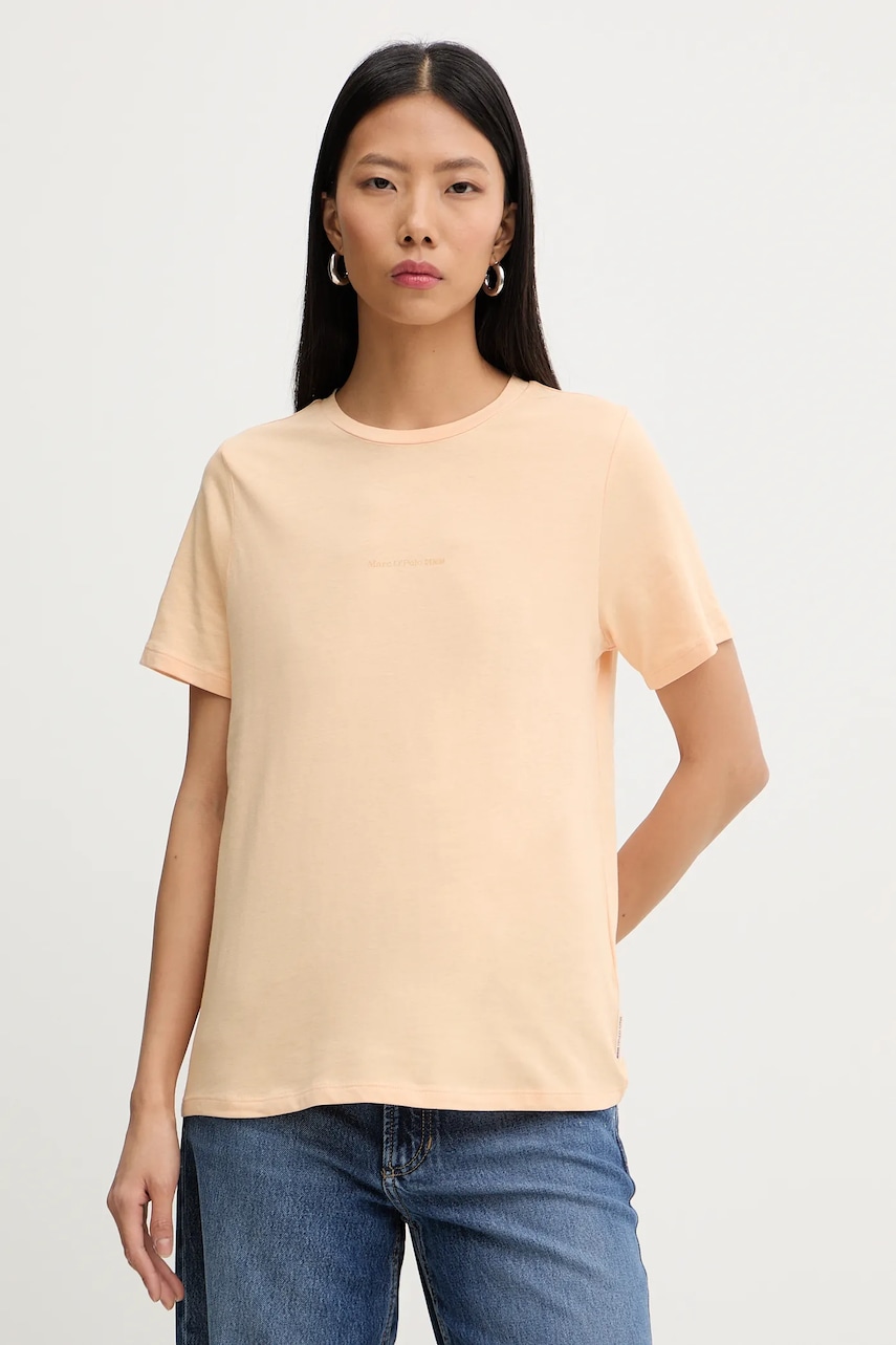 Marc O'Polo tricou din bumbac culoarea portocaliu, 5000009290