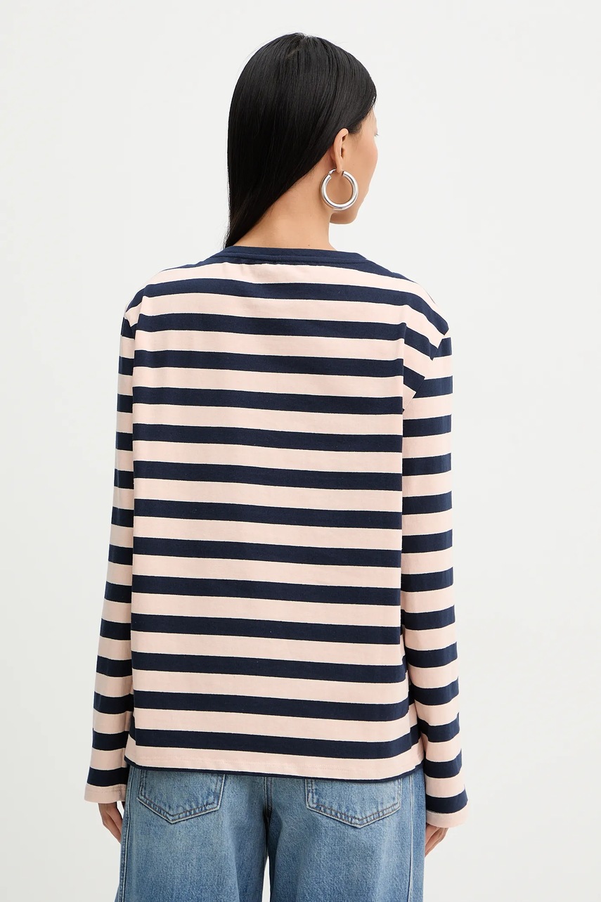 Bavlněné tričko s dlouhým rukávem Patrizia Pepe (obrázek 3)