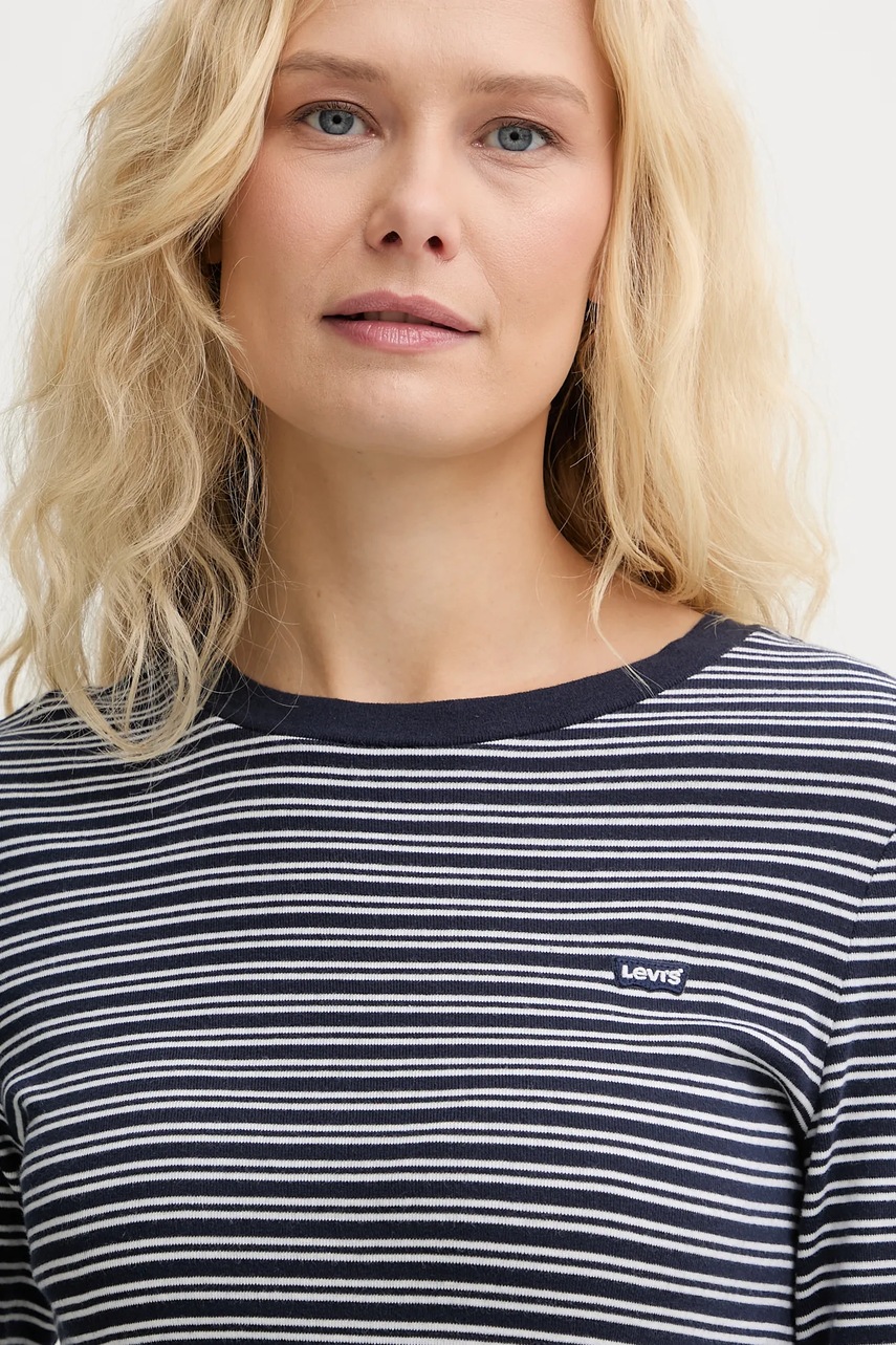 Bavlněné tričko s dlouhým rukávem Levi's ESSENTIAL HM (obrázek 4)