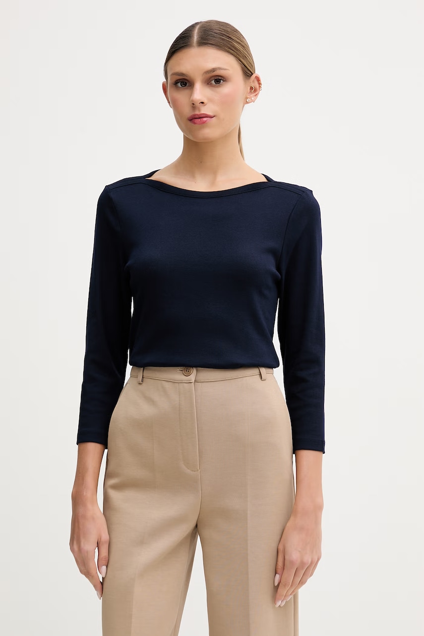 United Colors of Benetton longsleeve din bumbac