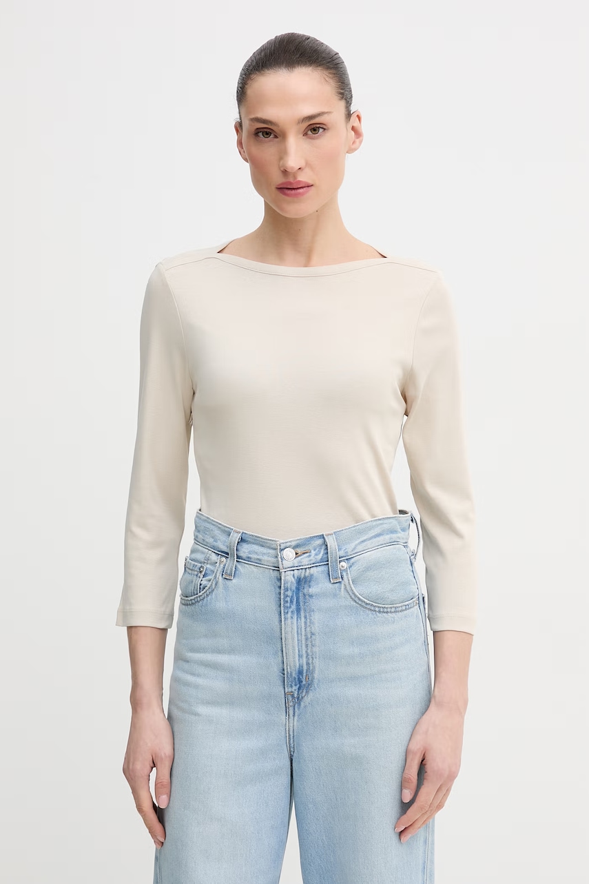 United Colors of Benetton longsleeve din bumbac