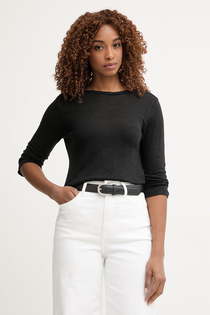 United Colors of Benetton longsleeve pentru femei, din bumbac