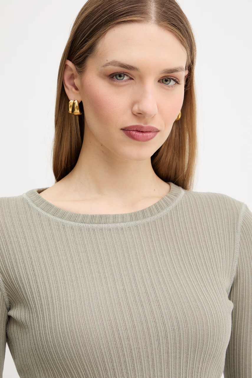 Bavlněné tričko s dlouhým rukávem MAX&amp;Co. MCOTRIONFO (obrázek 4)