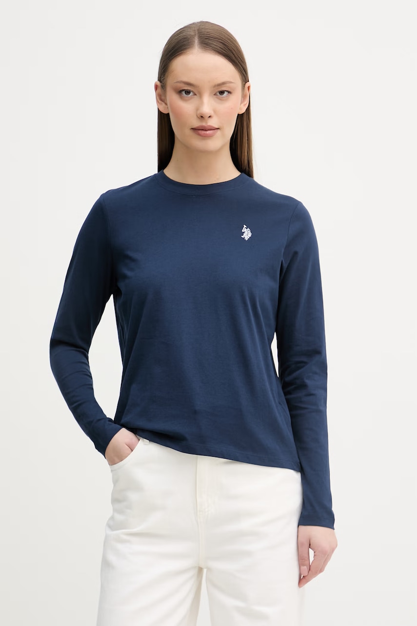 U.S. Polo Assn. μακρυμάνικο Γυναικείο βαμβακερό
