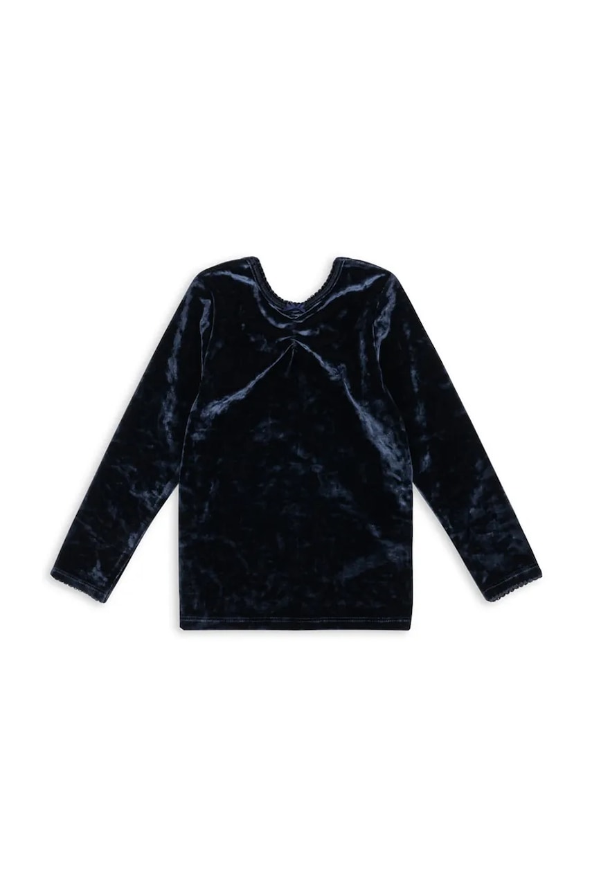 Konges Sløjd longsleeve copii CARLITO BLOUSE GRS culoarea bleumarin, KS104244
