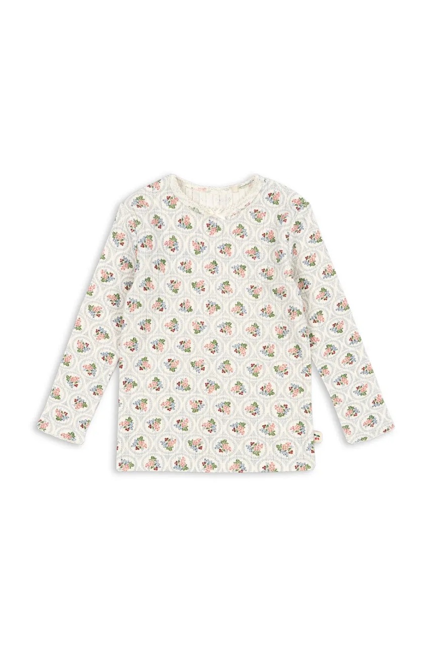 Бавовняний лонгслів Konges Sløjd MINNIE BLOUSE GOTS
