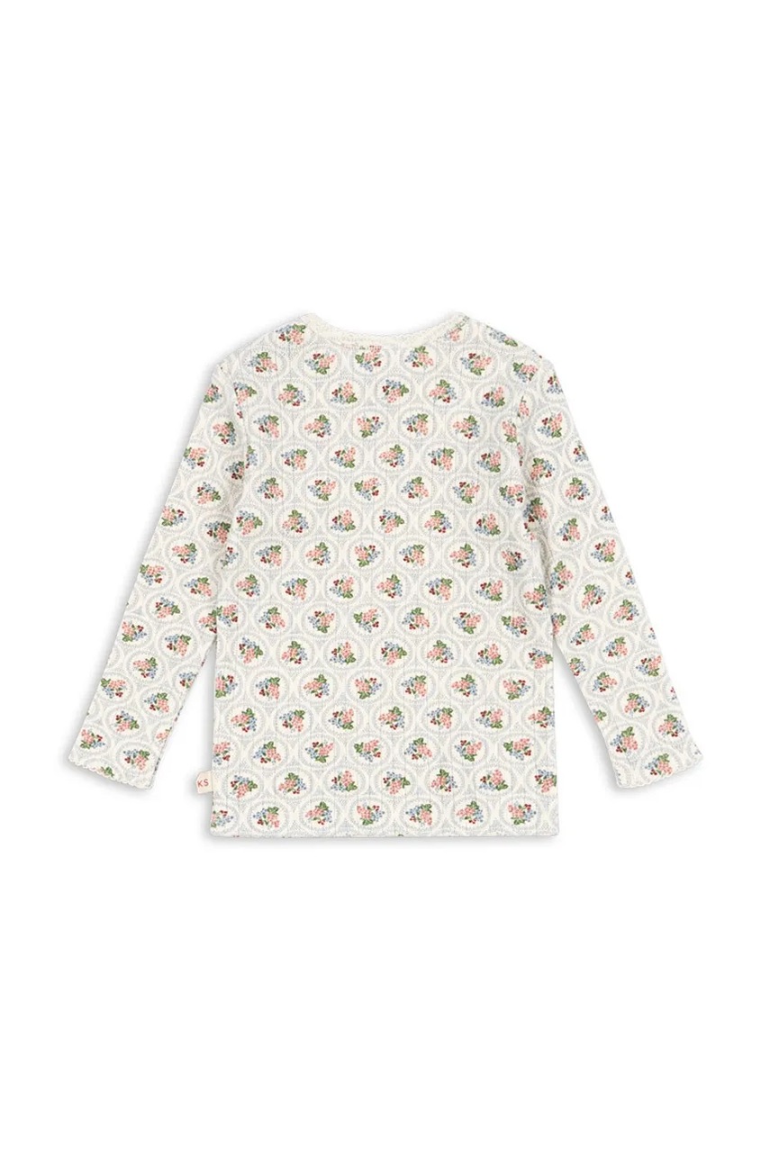 Bavlněné tričko s dlouhým rukávem Konges Sløjd MINNIE BLOUSE GOTS (obrázek 3)