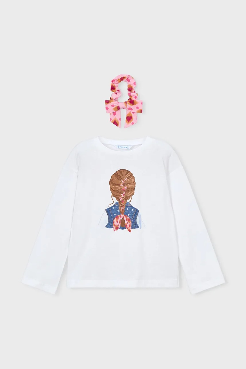 Хлопковый детский лонгслив Mayoral