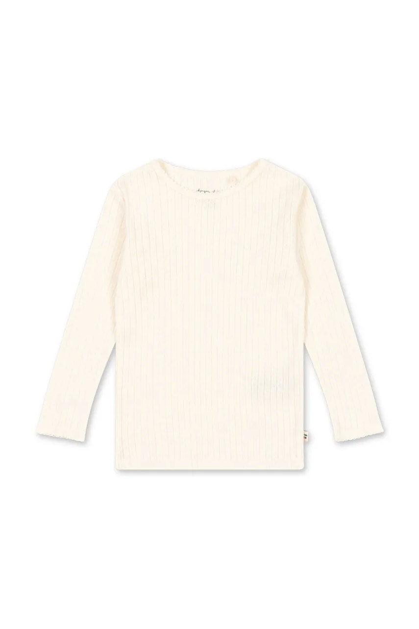 Konges Sløjd longsleeve din bumbac pentru copii MINNIE BLOUSE GOTS