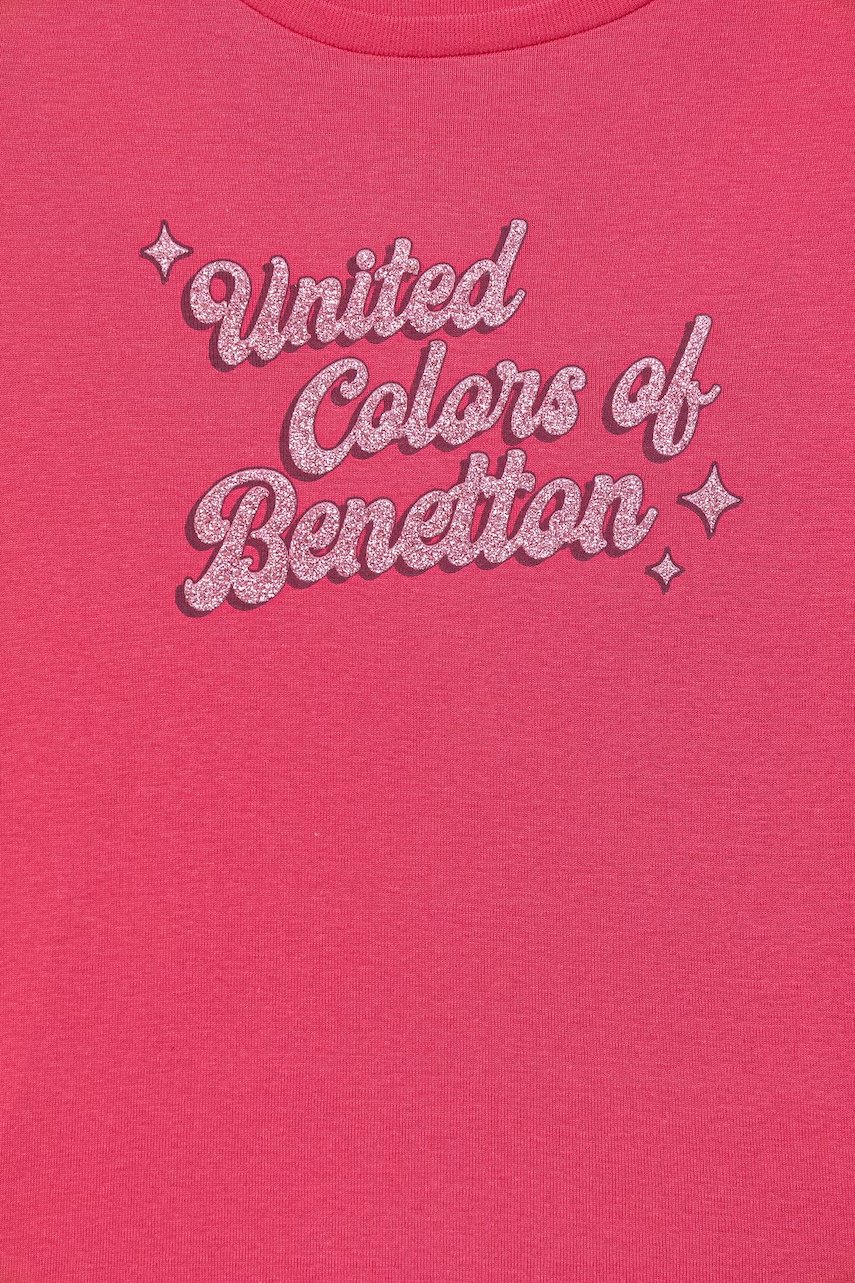 United Colors of Benetton лонгслів дитячий бавовняний