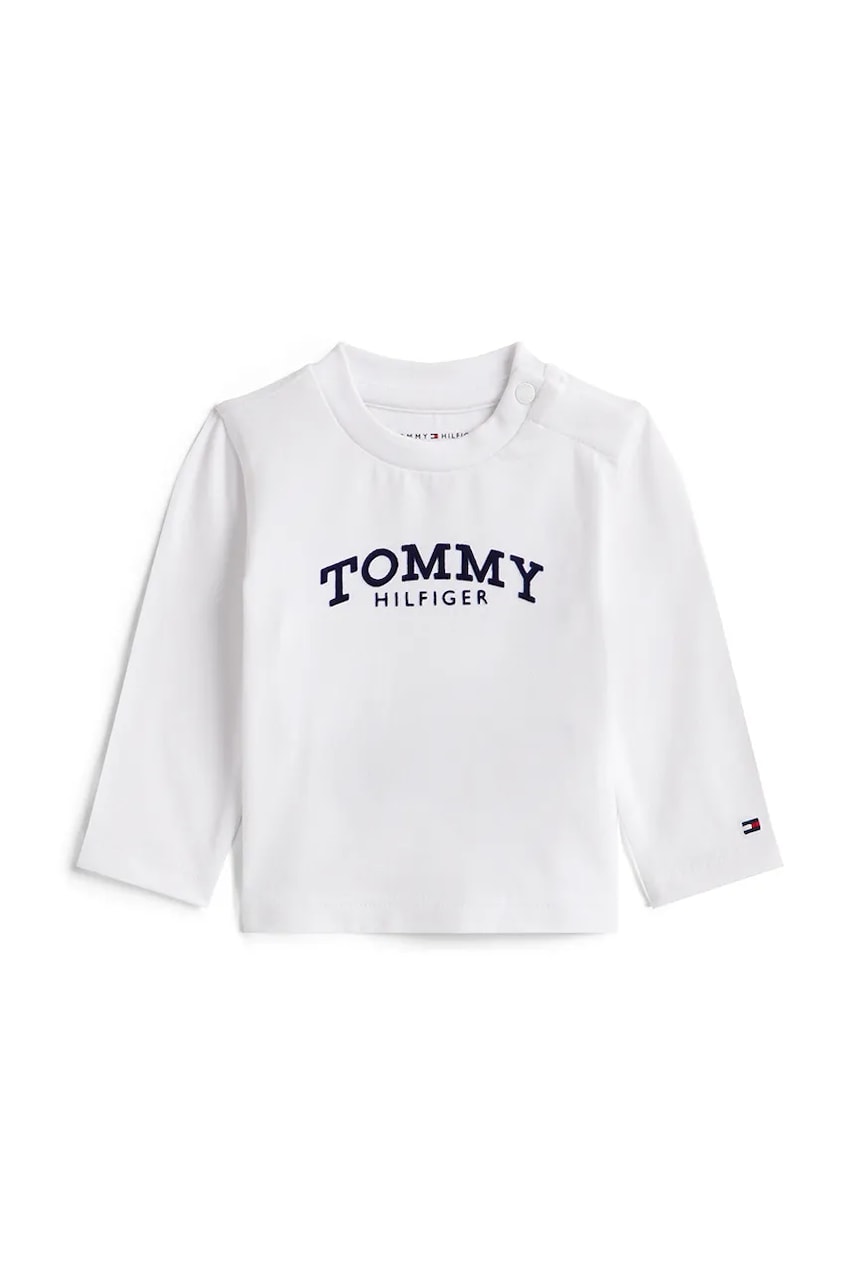 E-shop Kojenecké tričko s dlouhým rukávem Tommy Hilfiger