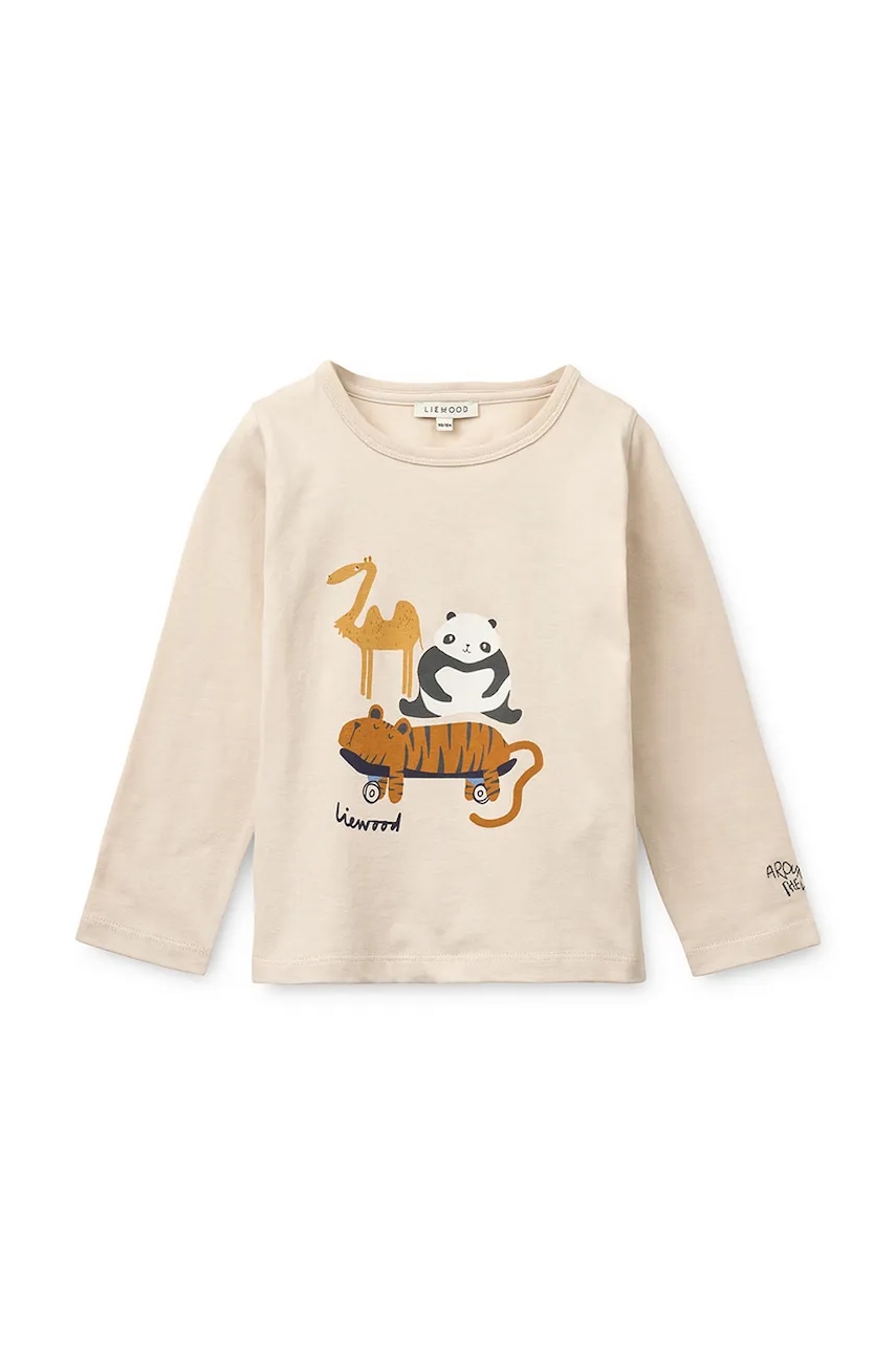 Liewood longsleeve din bumbac pentru copii Apia Placement Longsleeve T-shirt