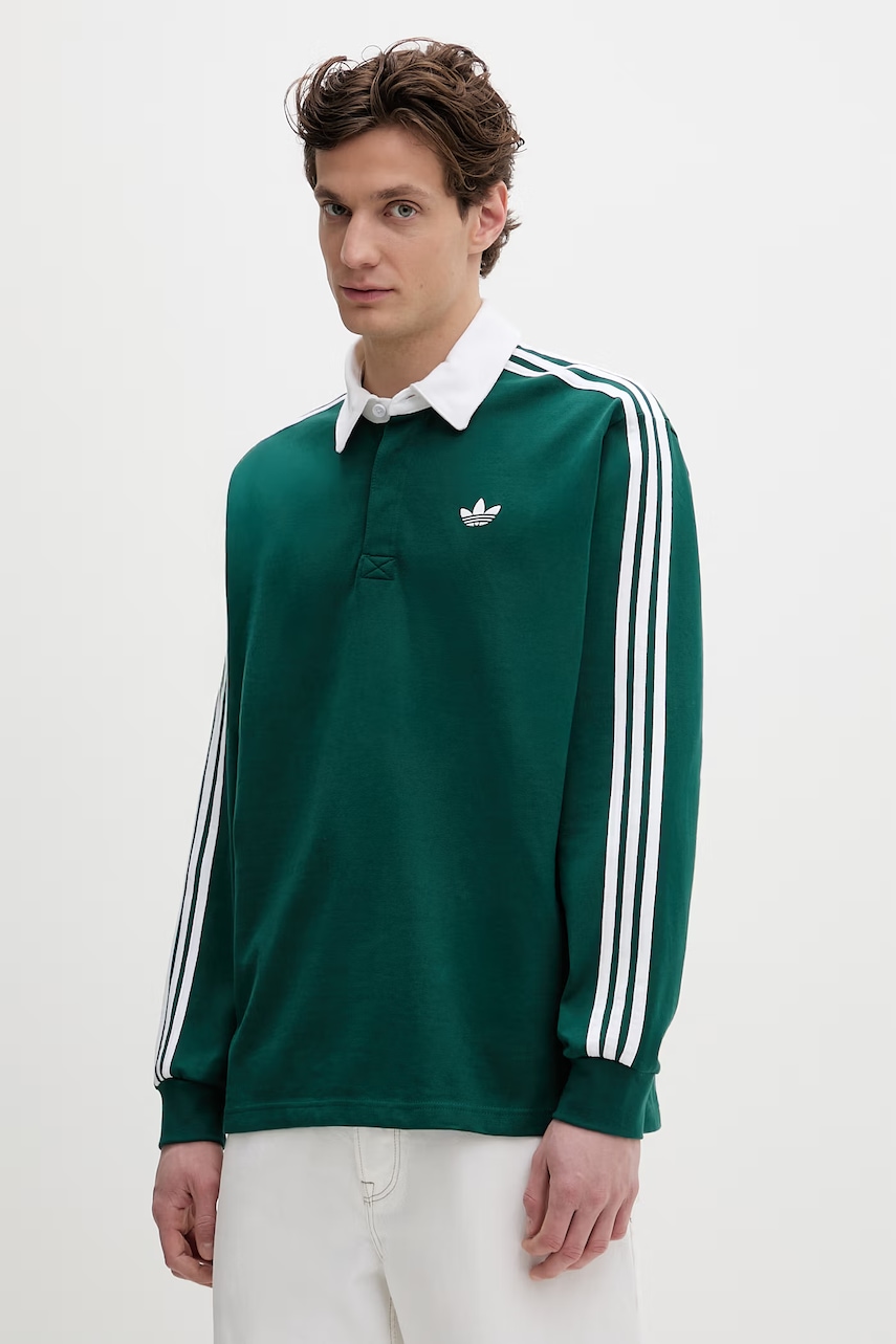 Ανδρικά μακρυμάνικα t-shirts adidas originals σε πρασινο