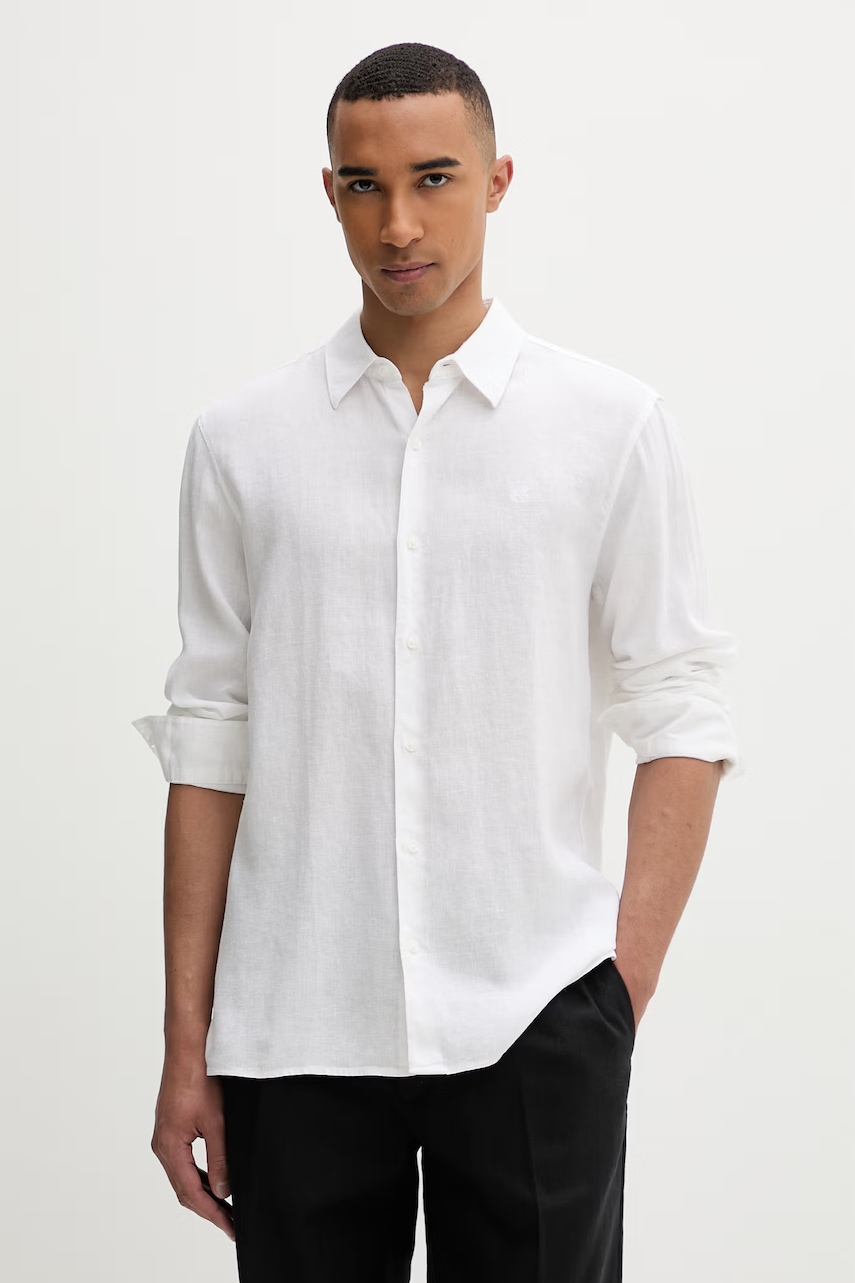 Calvin Klein cămașă pentru bărbați, din in