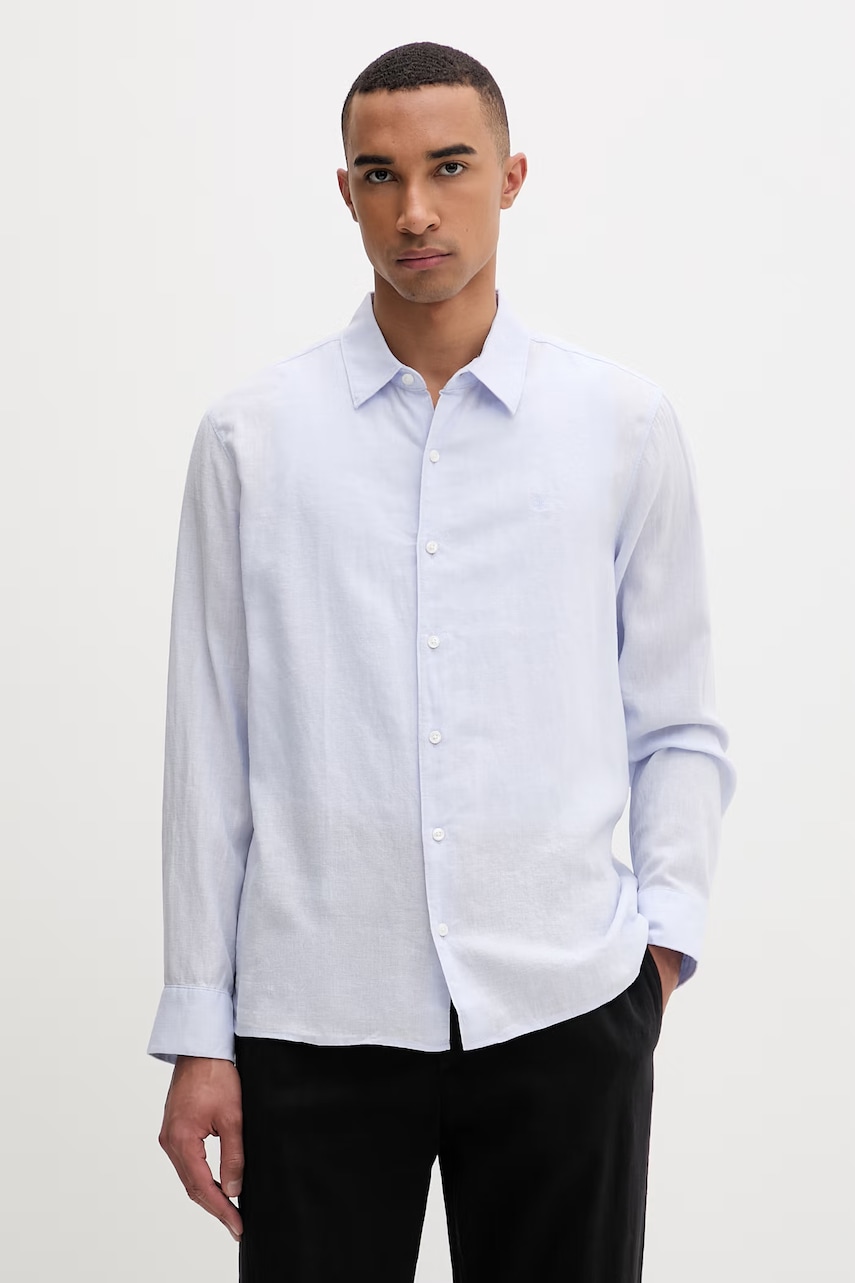 Calvin Klein cămașă pentru bărbați, din in