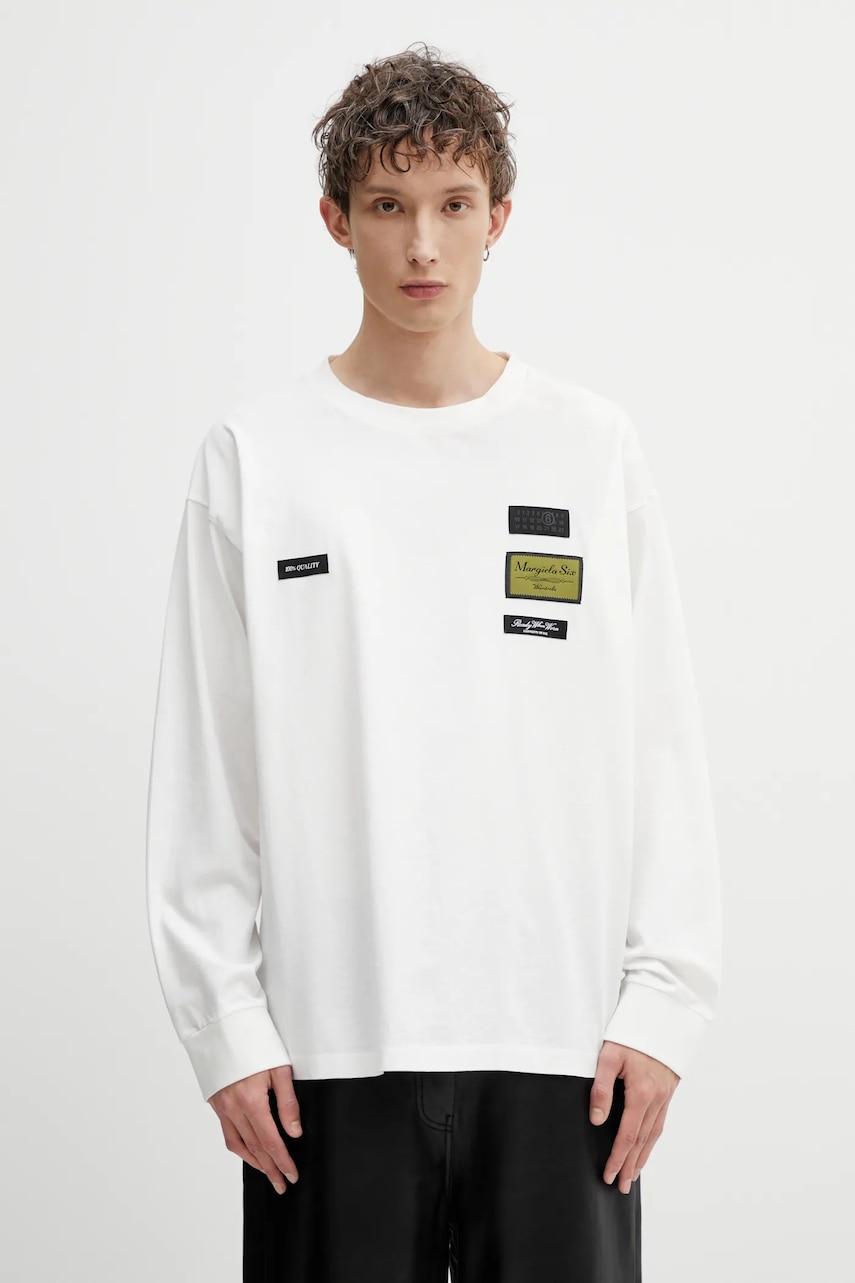 MM6 Maison Margiela longsleeve din bumbac