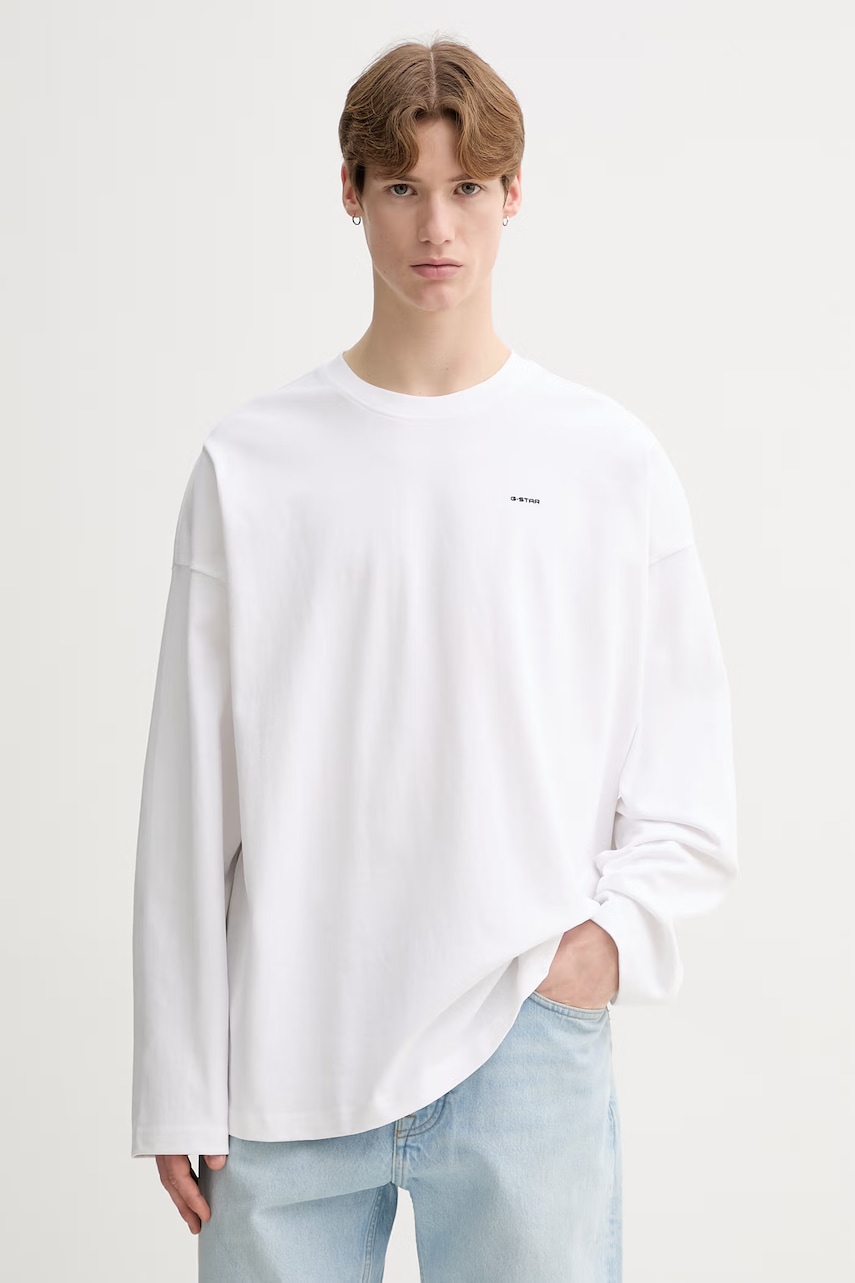 G-Star longsleeve din bumbac Heavy jersey oversized