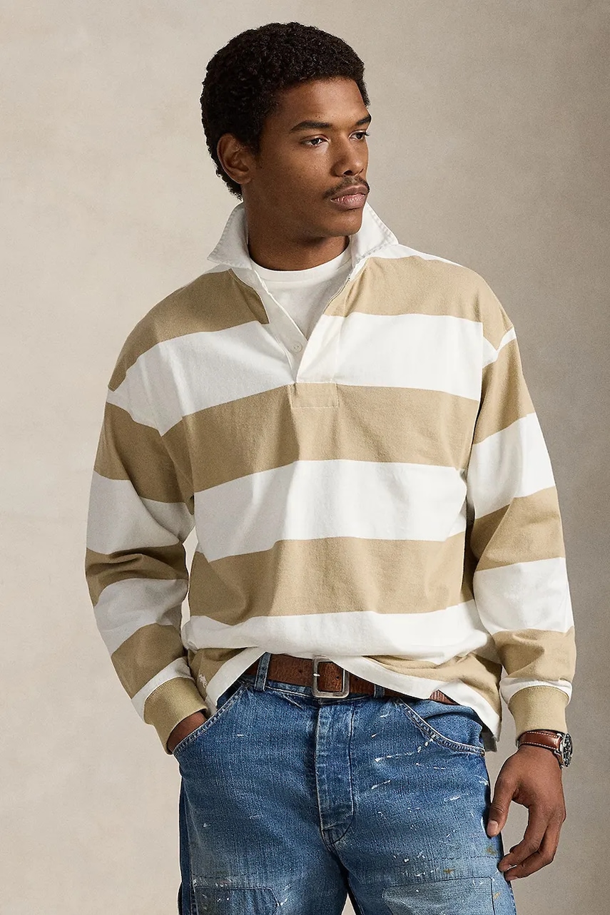 Polo Ralph Lauren longsleeve bawełniany JERSEY-LSL-RUG