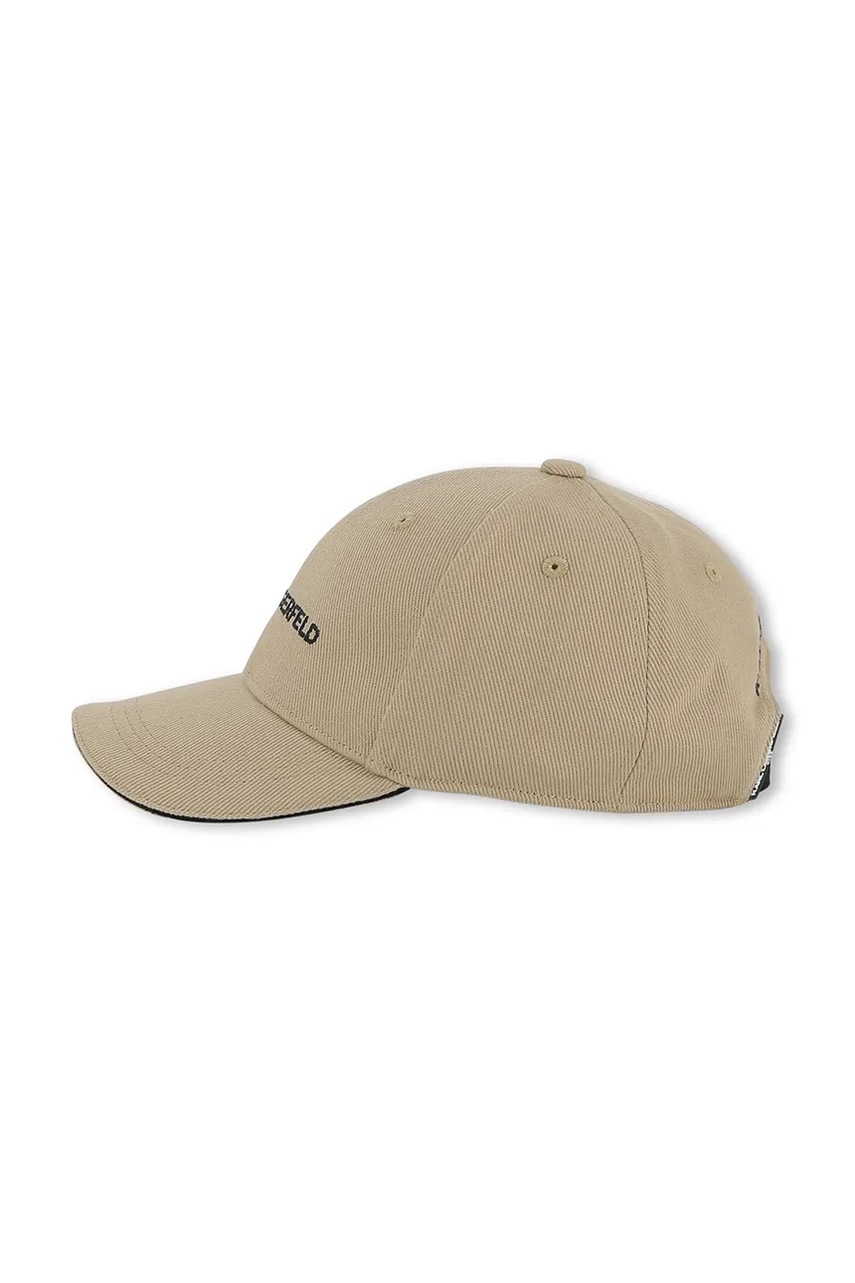 Βαμβακερό καπέλο του μπέιζμπολ Karl Lagerfeld φωτογραφία