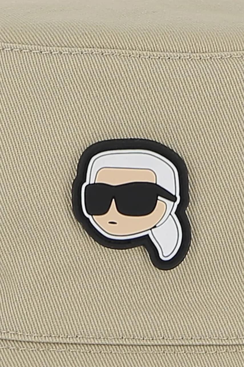 Bavlnená obojstranná detská čiapka Karl Lagerfeld
