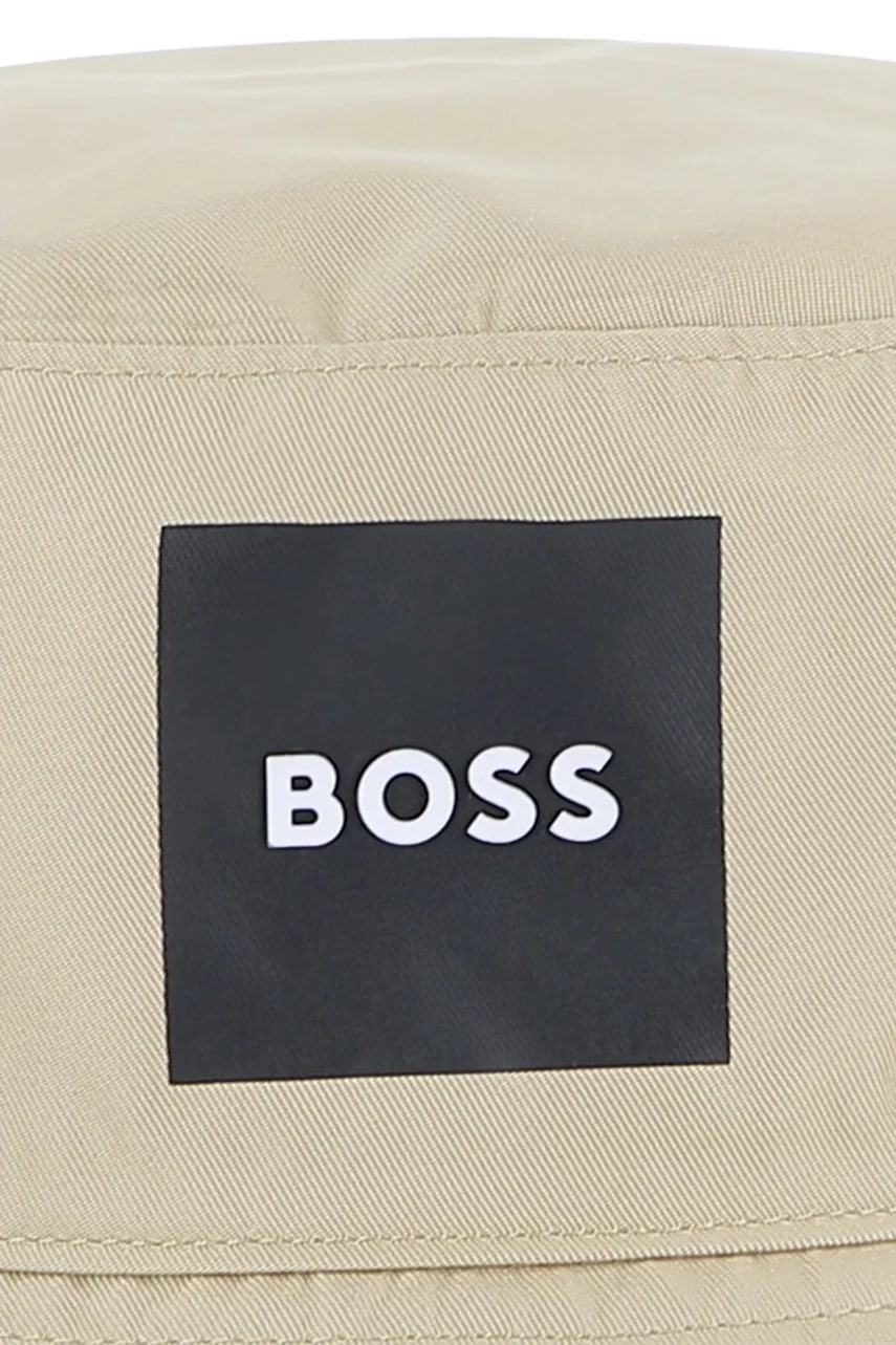 Detský bavlnený klobúk BOSS