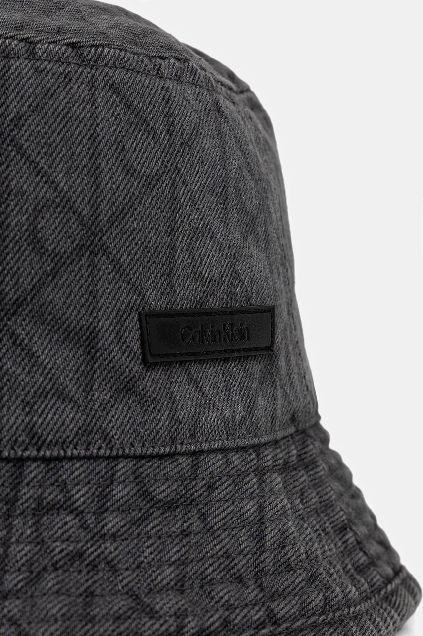 Τζιν καπέλο Calvin Klein χρώμα: γκρι, LV04F5043G φωτογραφία