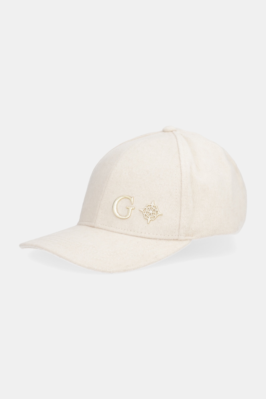 Levně Kšiltovka s příměsí vlny Guess