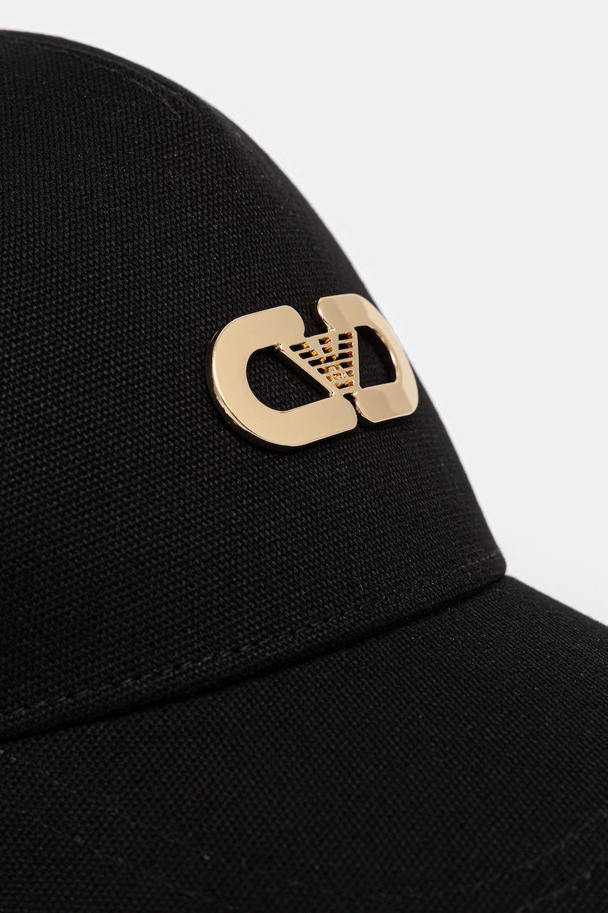 Bavlněná baseballová čepice Emporio Armani