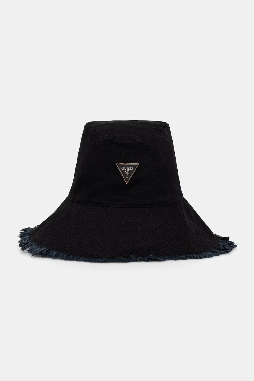 Guess pălărie bucket pentru femei, din bumbac SALLY