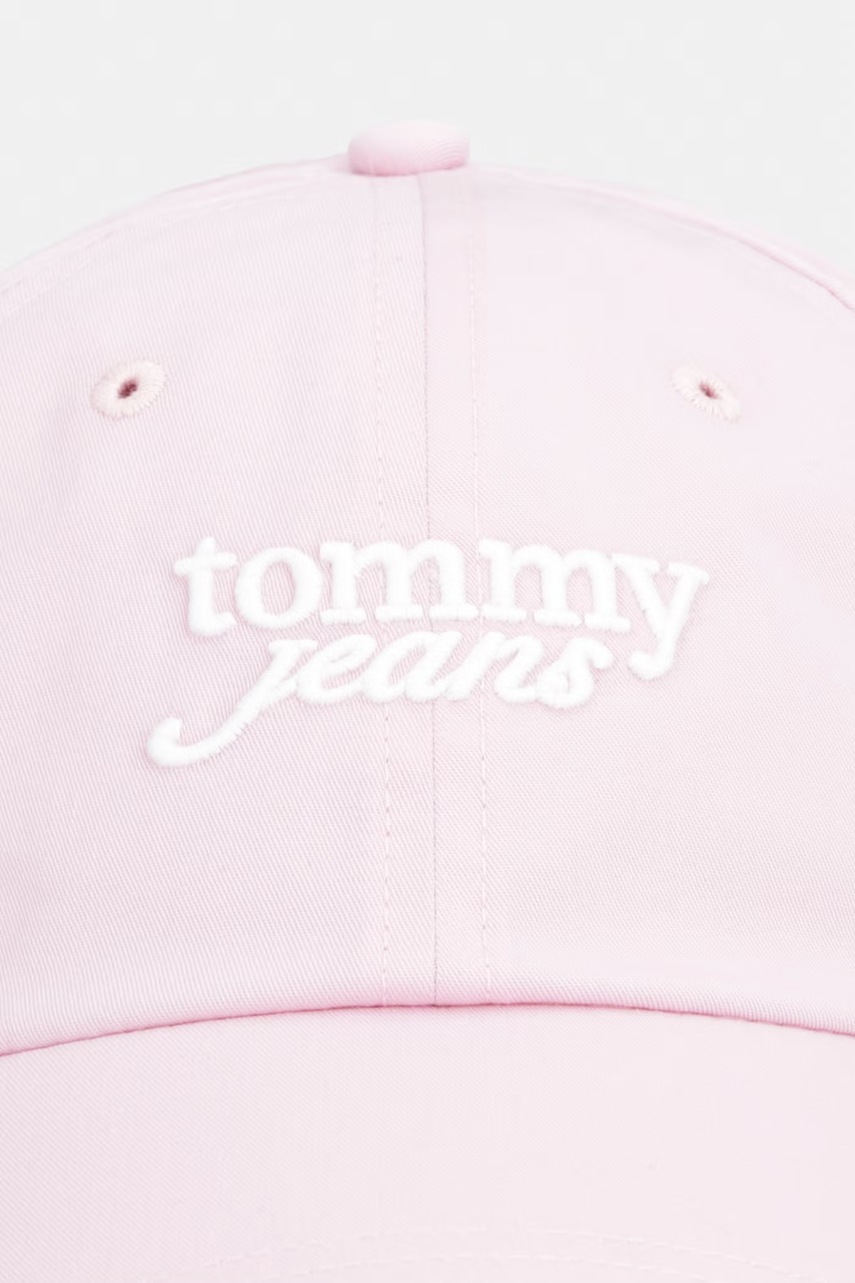 Tommy Jeans čiapka so šiltom dámska bavlnená