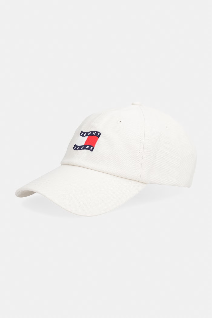 Tommy Jeans čiapka so šiltom dámska bavlnená