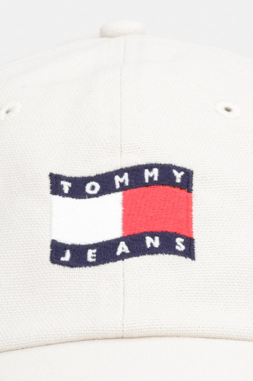 Tommy Jeans čiapka so šiltom dámska bavlnená