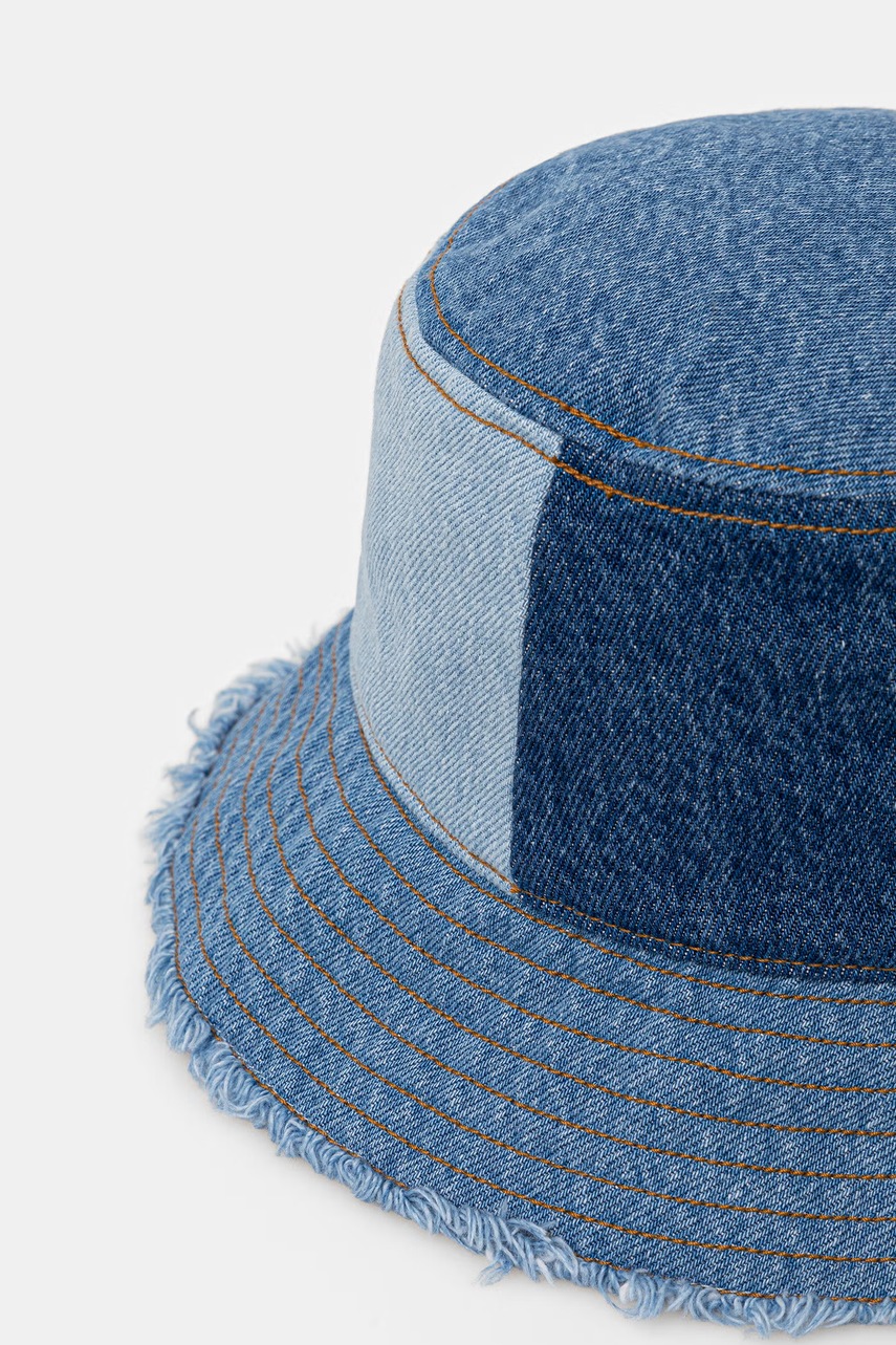 Tommy Jeans Klobúk bucket dámsky rifľový