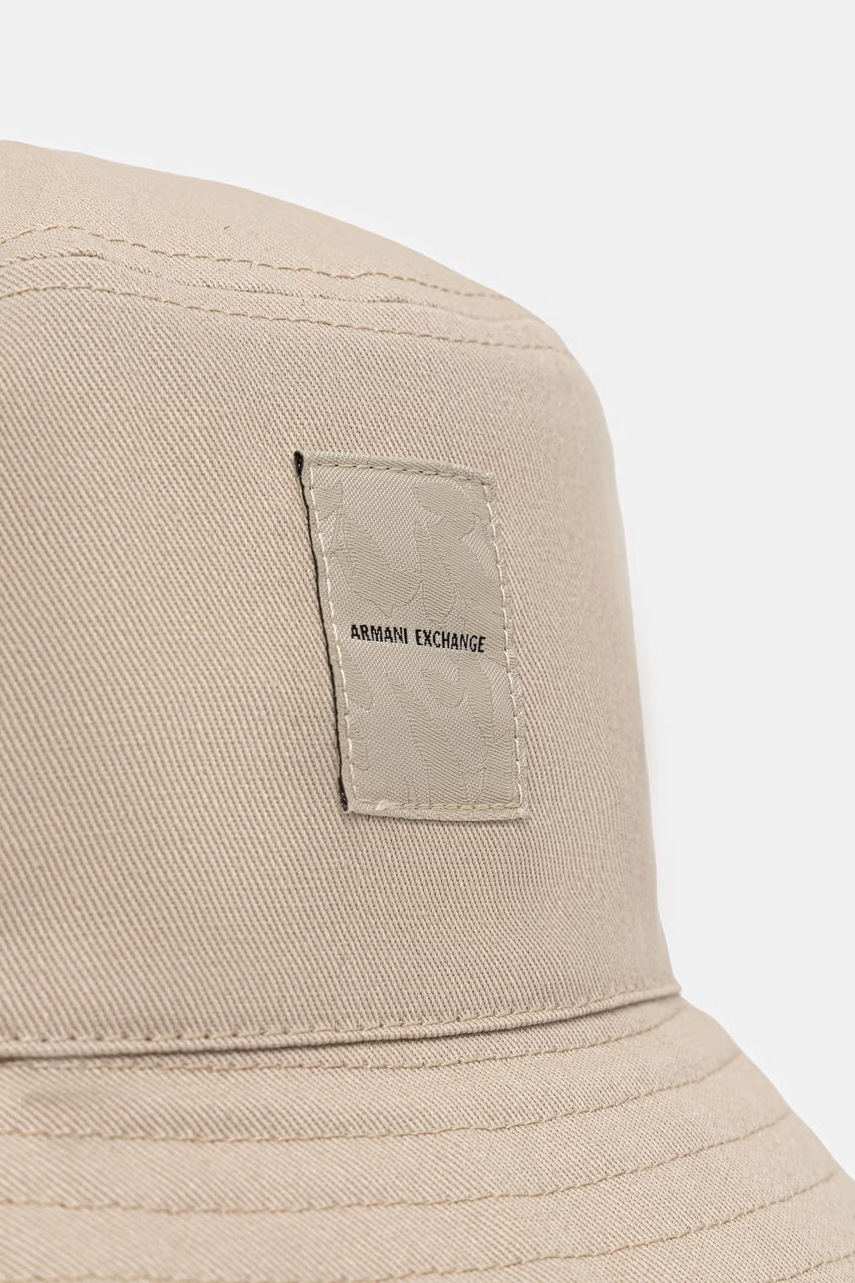 Armani Exchange bucket klobouk dámský bavlněný
