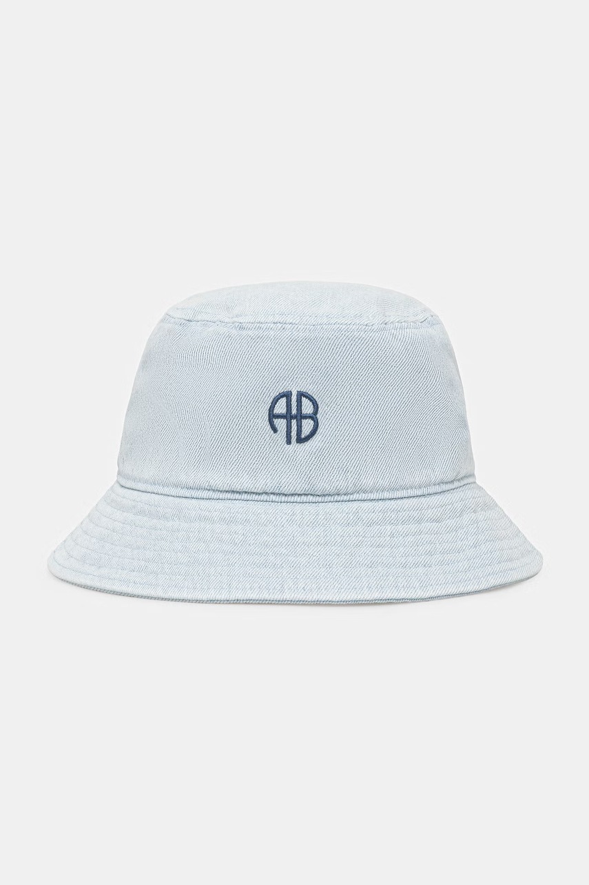 Anine Bing kapelusz damski jeansowy NICKS BUCKET HAT - LUCID BLUE