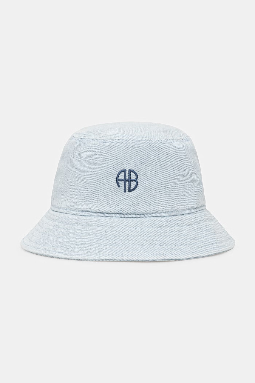 Anine Bing kapelusz damski jeansowy NICKS BUCKET HAT - LUCID BLUE