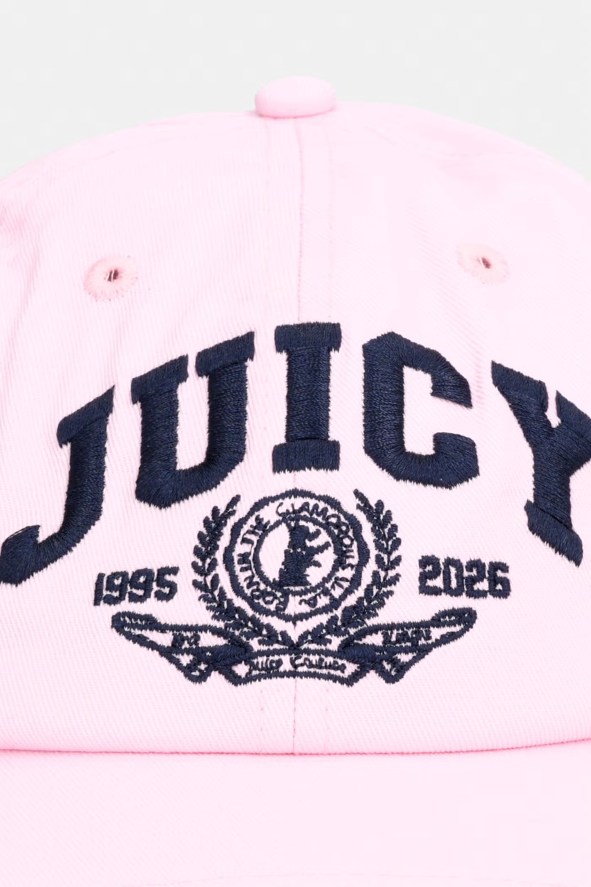 Juicy Couture čiapka so šiltom dámska bavlnená CREST CAP