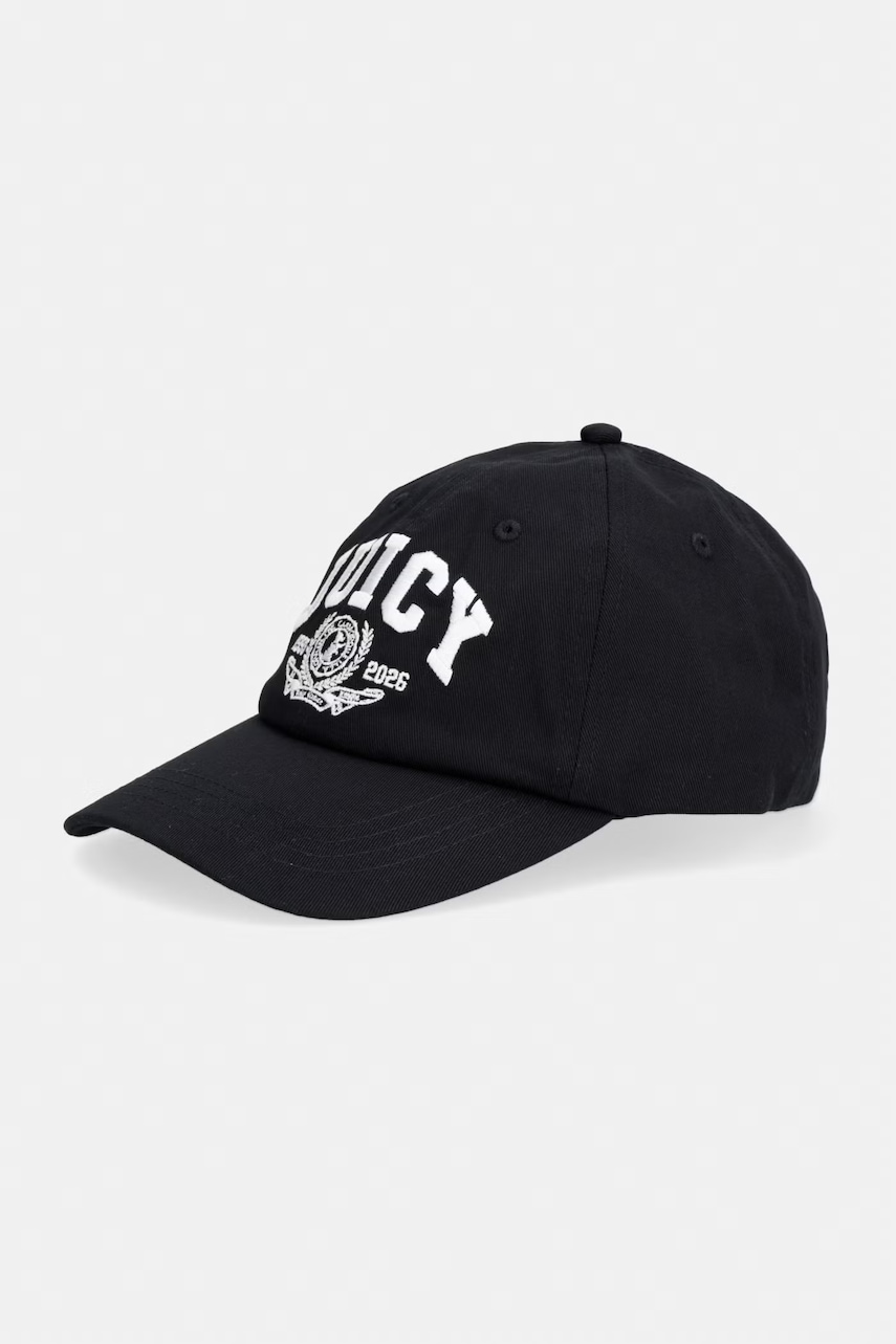 Juicy Couture čiapka so šiltom dámska bavlnená CREST CAP