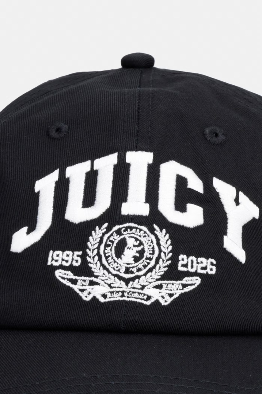 Juicy Couture čiapka so šiltom dámska bavlnená CREST CAP