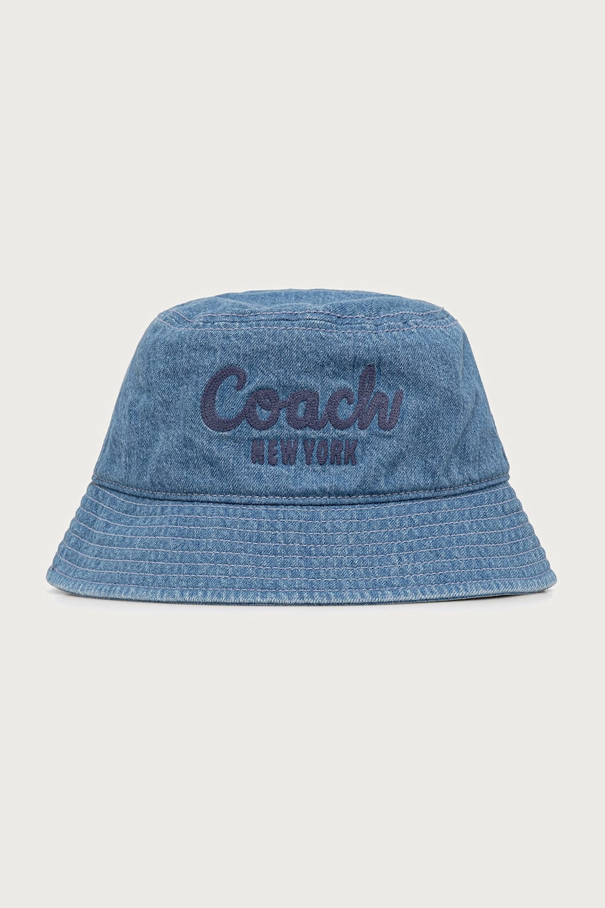 Coach klobúk bucket dámsky rifľový