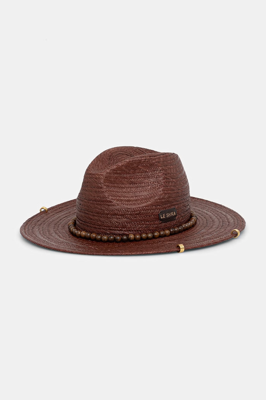 LE SH KA headwear kapelusz słomkowy damski pleciony